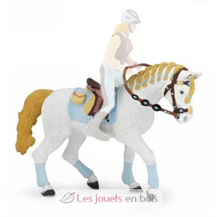 Figura caballo jinete de moda azul PA51545-3615 Papo 2