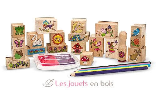Sellos de jardín de hadas M&D12424-3918 Melissa & Doug 2