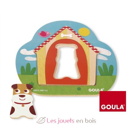 Rompecabezas de 3 niveles La casa del perro de Tobby GO53124-4084 Goula 2
