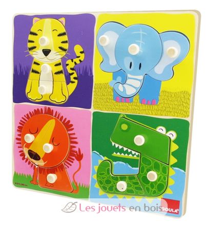 Puzzle de animales de la selva GO53111-4930 Goula 2
