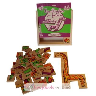 Rompecabezas con forma A0111-175 Les Jeux de Paul 3