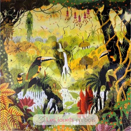 Tucanes en la cascada A850-80-4061 Puzzle Michèle Wilson 3