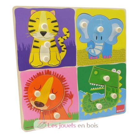 Puzzle de animales de la selva GO53111-4930 Goula 3