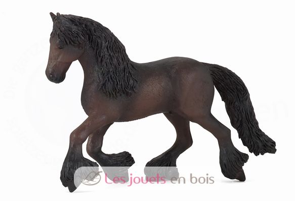 Figura de caballo frisón PA51067-2950 Papo 1