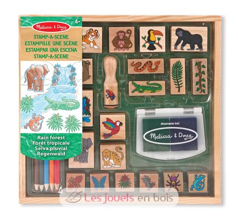 Tampones para sellos de la Selva Tropical M&D12423-3917 Melissa & Doug 1