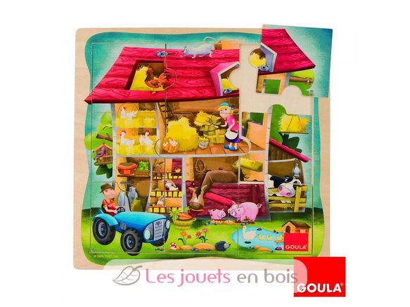 Puzzle la ferme GO53097-4042 Goula 1