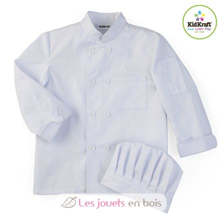 Chaqueta y gorro de cocinero - 3 a 5 años KI63285-S-4124 Kidkraft 1