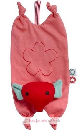 Gitte Pink - El elefante Doudou F&F1201-3031-5223 Franck & Fischer 1