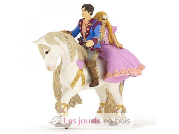 Figura Príncipe y Princesa a caballo PA39094-5266 Papo 1