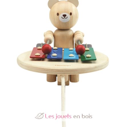 Arrastre Oso Musical PT5271 Plan Toys 3