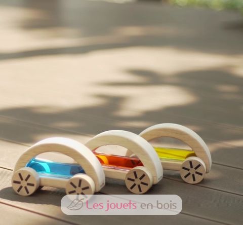 Coche con agua de color amarillo PT5449Y Plan Toys 5
