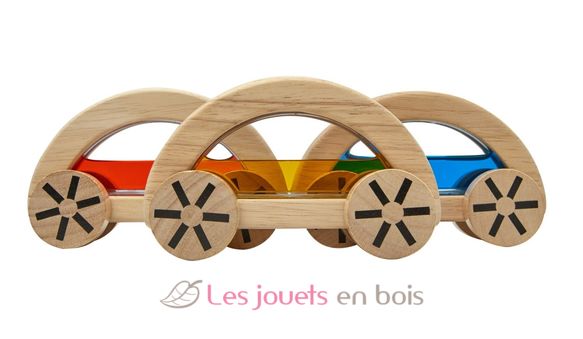 Coche con agua de color amarillo PT5449Y Plan Toys 2