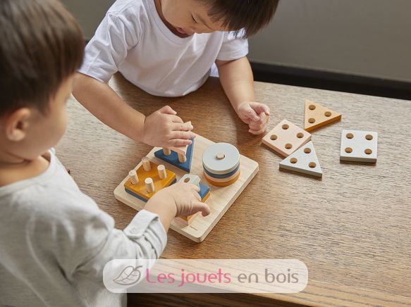 Pilas geométricas Ternura PT5476 Plan Toys 2