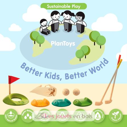 Mini Golf doble PT5683 Plan Toys 5