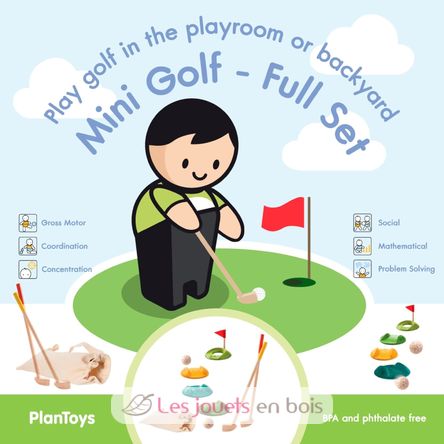 Mini Golf doble PT5683 Plan Toys 7