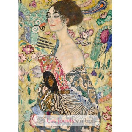 Puzzle Dama del abanico Gustav Klimt 1000 piezas RAV12001132 Ravensburger 2