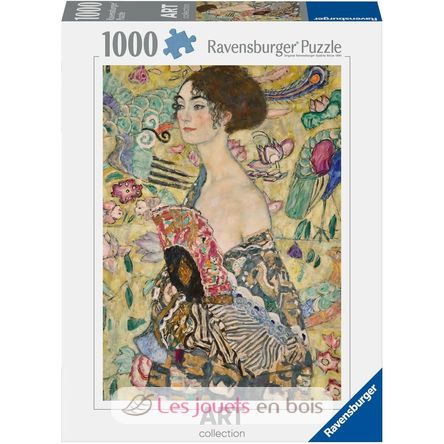Puzzle Dama del abanico Gustav Klimt 1000 piezas RAV12001132 Ravensburger 1