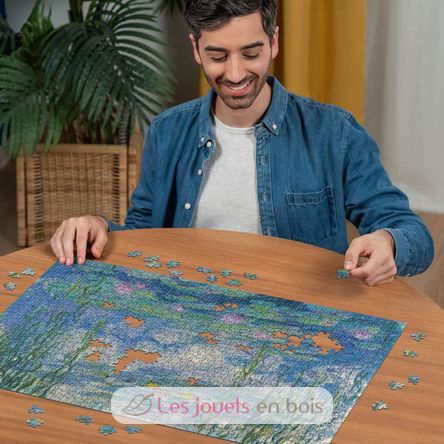 Puzzle Nenúfares Claude Monet 1000 piezas RAV12000194 Ravensburger 3