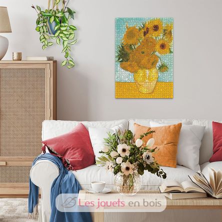 Puzzle Girasoles de Van Gogh 1000 piezas RAV12000070 Ravensburger 5