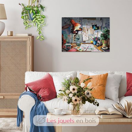 Puzzle Escritorio de un artista de Pixar 1000 pzs RAV12000302 Ravensburger 5