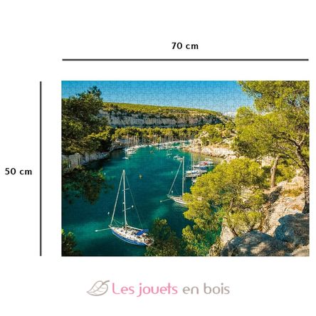 Puzzle Cala de Port-Miou 1000 piezas NA12002011 Nathan 2