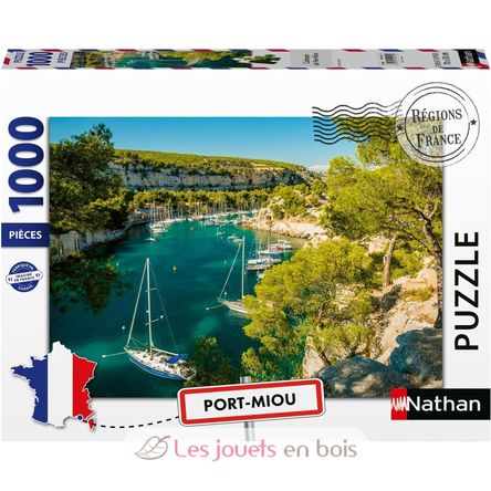 Puzzle Cala de Port-Miou 1000 piezas NA12002011 Nathan 1