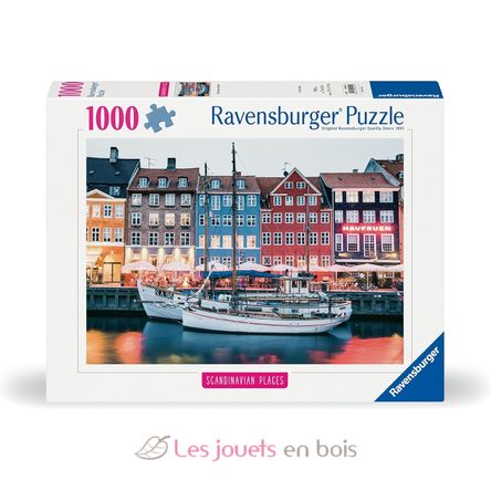 Puzzle Copenhague Dinamarca 1000 piezas RAV12000111 Ravensburger 1