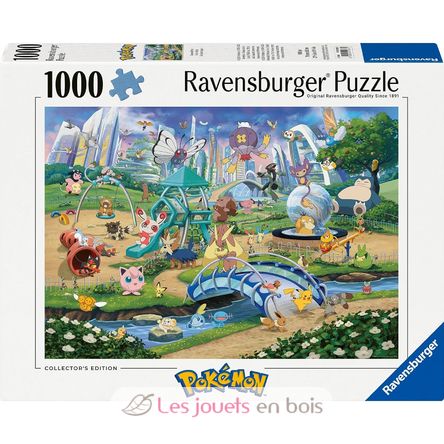 Puzzle Pokemon Eevee en el parque 1000 pzs RAV12002033 Ravensburger 1