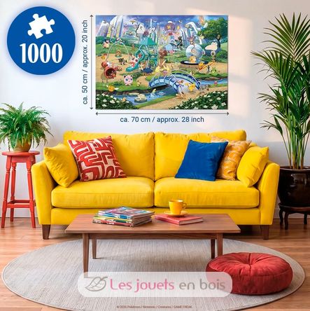 Puzzle Pokemon Eevee en el parque 1000 pzs RAV12002033 Ravensburger 4