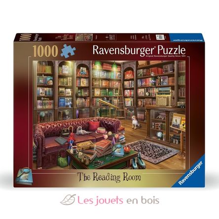 Puzzle La sala de lectura 1000 piezas RAV12000329 Ravensburger 1