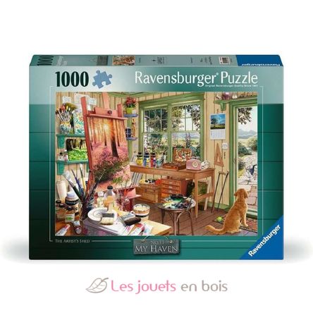 Puzzle El cobertizo del artista 1000 piezas RAV12001100 Ravensburger 1