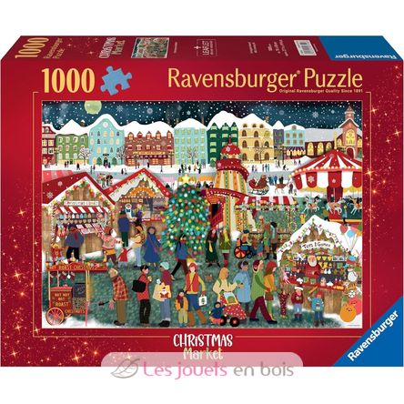Puzzle Mercado navideño 1000 pzs RAV12000729 Ravensburger 1