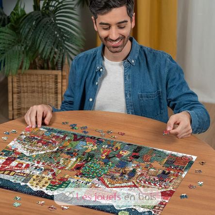 Puzzle Mercado navideño 1000 pzs RAV12000729 Ravensburger 4