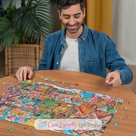 Puzzle Aldea de galletas navideñas 1000 pzs RAV12001267 Ravensburger 4