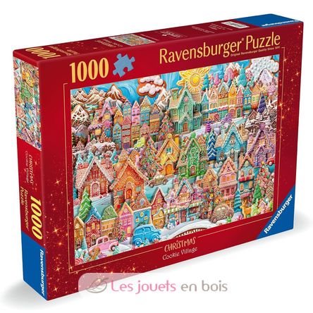 Puzzle Aldea de galletas navideñas 1000 pzs RAV12001267 Ravensburger 1