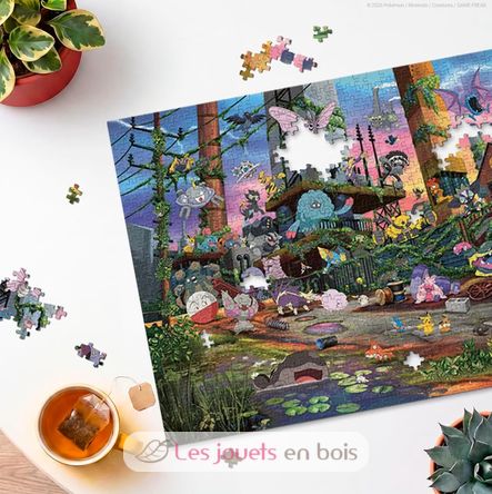 Puzzle Pokemon Jolteon y la Central Eléctrica 1000 pzs RAV12002034 Ravensburger 2