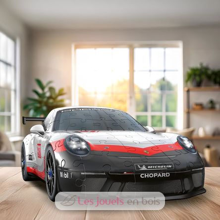 Puzzle 3D Porsche 911 GT3 Cup 108 piezas RAV12008039 Ravensburger 5