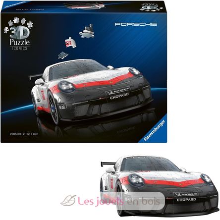 Puzzle 3D Porsche 911 GT3 Cup 108 piezas RAV12008039 Ravensburger 6