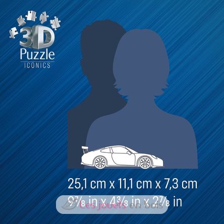 Puzzle 3D Porsche 911 GT3 Cup 108 piezas RAV12008039 Ravensburger 4