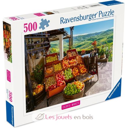 Puzzle Mercado de frutas y verduras en Croacia 500 piezas RAV12001814 Ravensburger 7