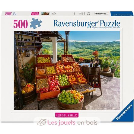 Puzzle Mercado de frutas y verduras en Croacia 500 piezas RAV12001814 Ravensburger 1
