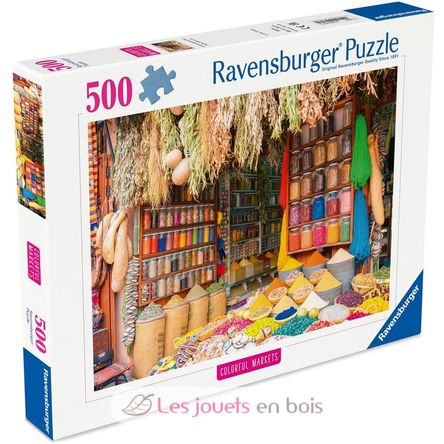Puzzle Mercado de especias en Marruecos 500 piezas RAV12001816 Ravensburger 6