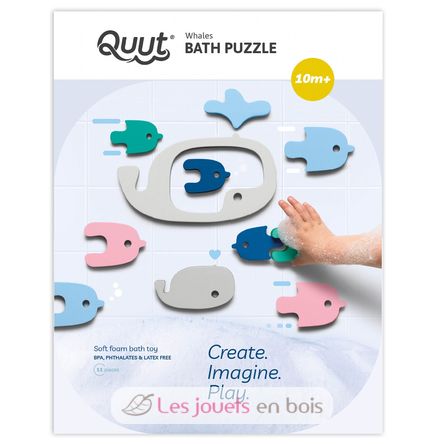 Puzzle de baño - Baleines QU-171027 Quut 1