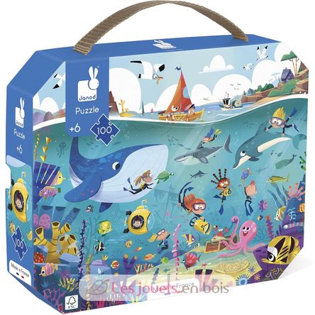 Puzle El fondo del mar 100 piezas J02394 Janod 1