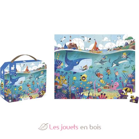 Puzle El fondo del mar 100 piezas J02394 Janod 3