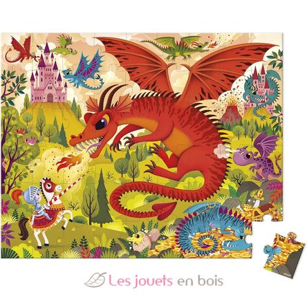 Puzzle Reino de Dragones 54 piezas J02392 Janod 2
