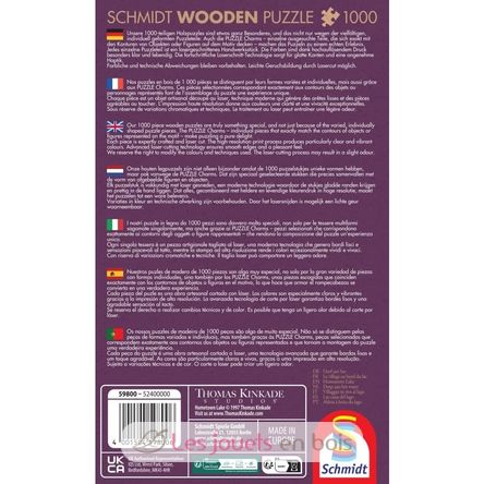 Puzzle de madera Pueblo a orillas del lago 1000 pzs S-59800 Schmidt Spiele 4