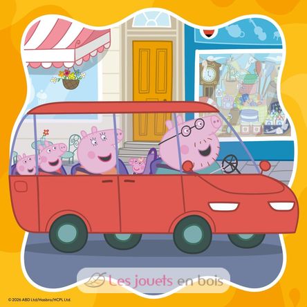 Puzzle Peppa Pig En familia 3x49 pcs RAV12004288 Ravensburger 6