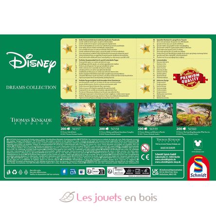 Puzzle Escuela de Mickey y Minnie 200 pzs S-56599 Schmidt Spiele 3