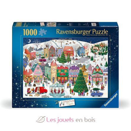 Puzzle El pueblo navideño 1000 pzs RAV12001758 Ravensburger 1